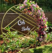 Baby shower photobooth decor