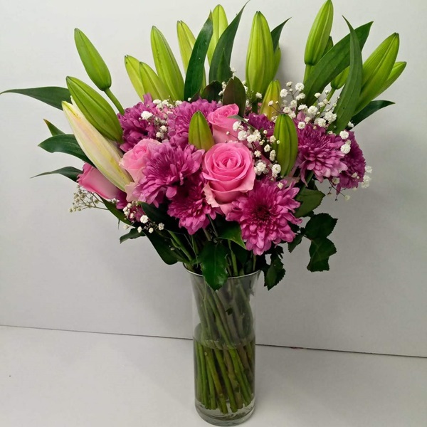 Flower vase bouquet