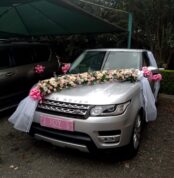 Car Diagonal Wedding Decorations