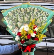 flat money boquet